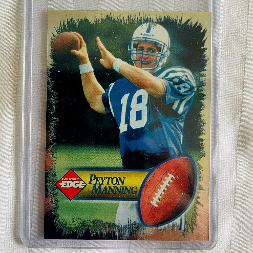 PEYTON MANNING Collectors Edge Rookie Trading Card. Mint Condition